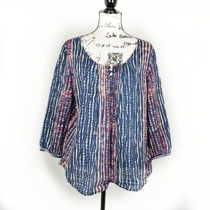 LRL ▪ Striped Tunic w/ Scoop Neck, Like New